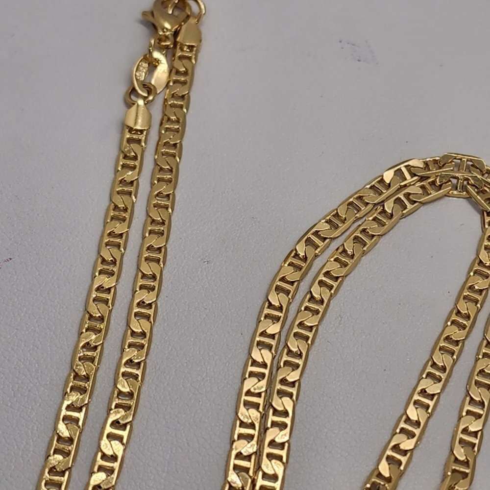Brand New Brazilian 18k Gold Filled Rose Necklace - Picture 2 of 4